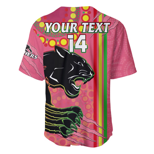 custom-text-and-number-panthers-rugby-baseball-jersey-the-mountain-men-aboriginal-art-dynamic-pink-version