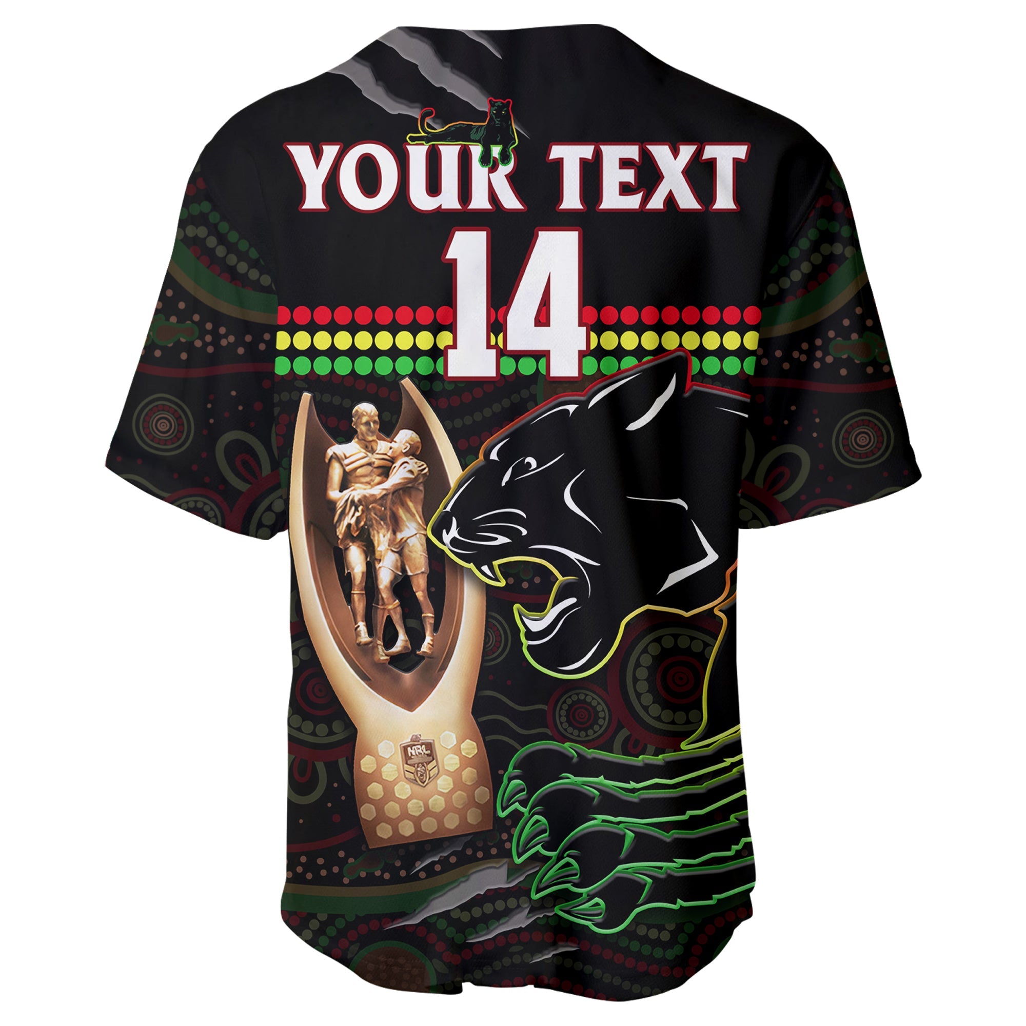 custom-text-and-number-panthers-rugby-baseball-jersey-the-riff-2022-premiers-aboriginal-art