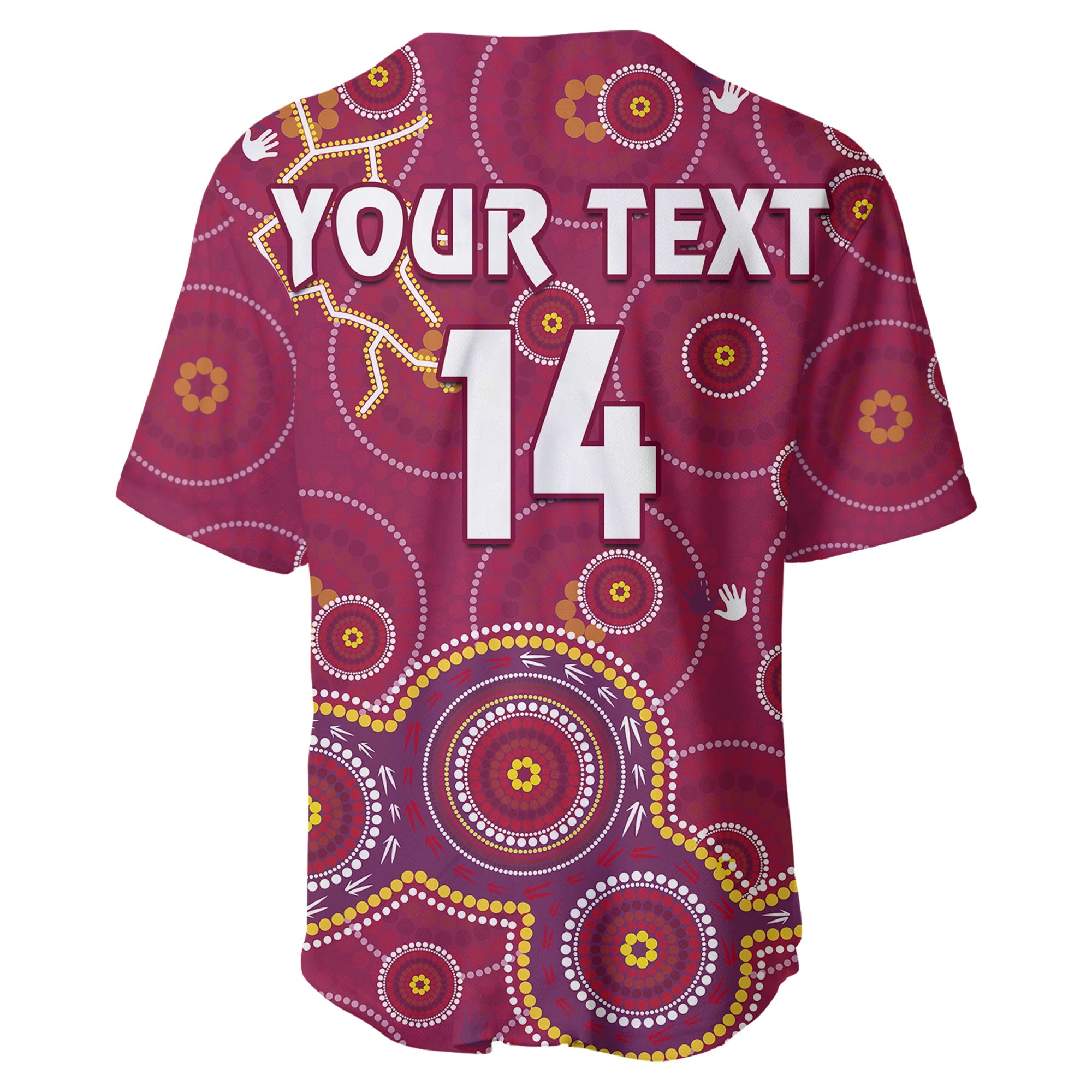 custom-text-and-number-maroons-rugby-baseball-jersey-kangaroo-indigenous-pattern-unique-version