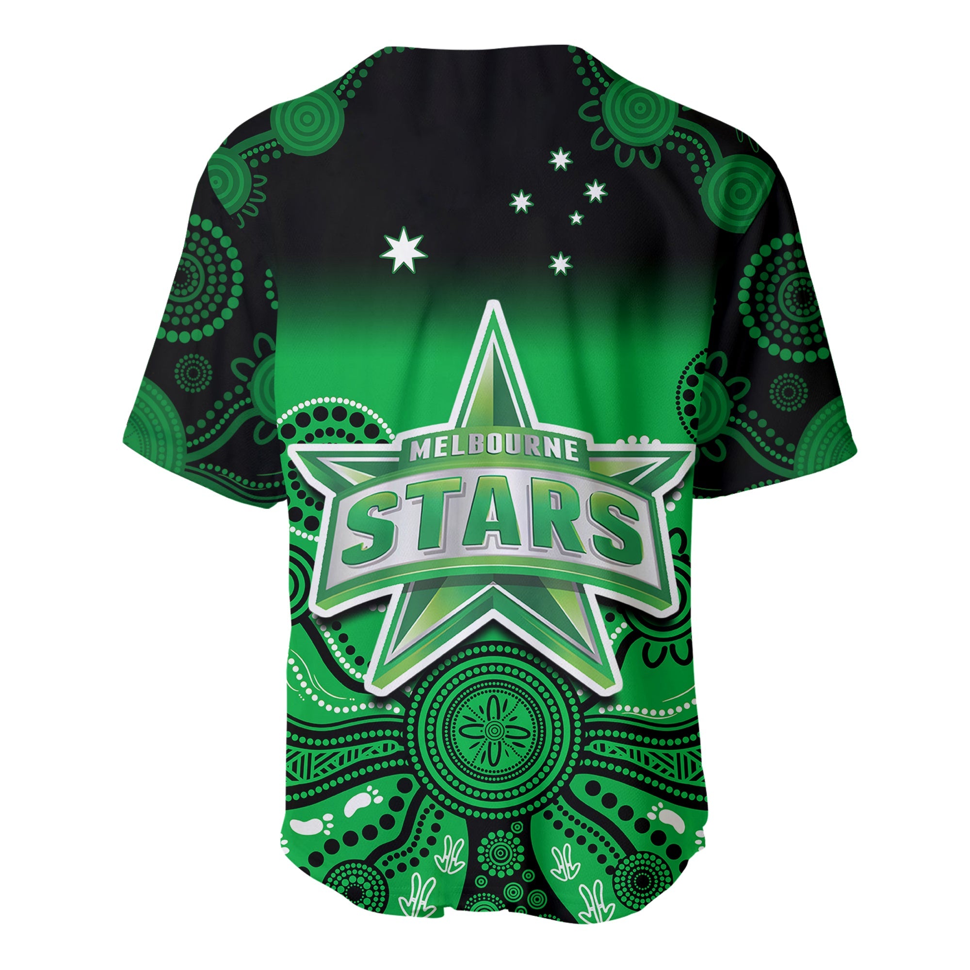 stars-cricket-baseball-jersey-melbourne-team-green-gradient-aboriginal-art