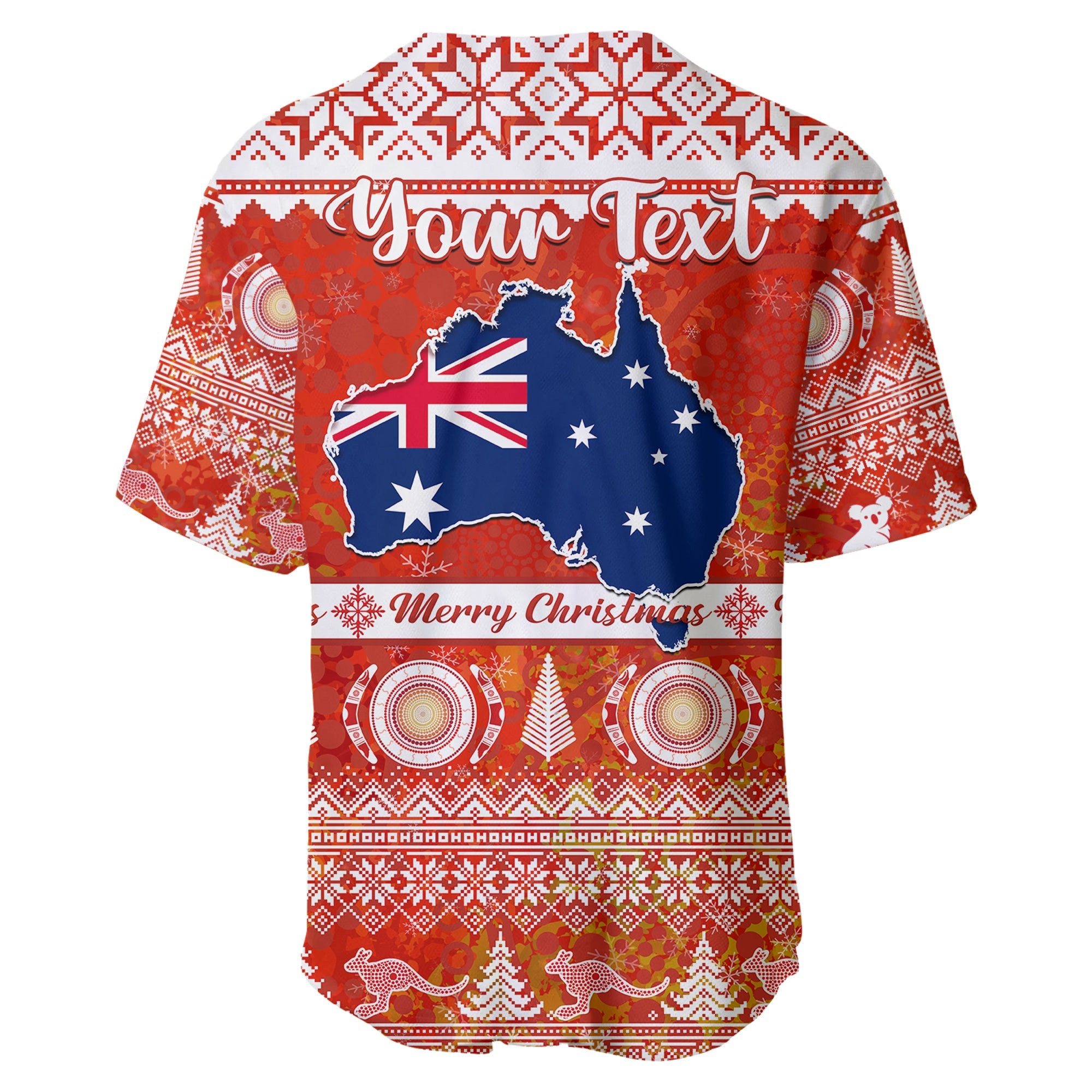 custom-personalised-australia-baseball-jersey-australian-map-aboriginal-painting-merry-christmas