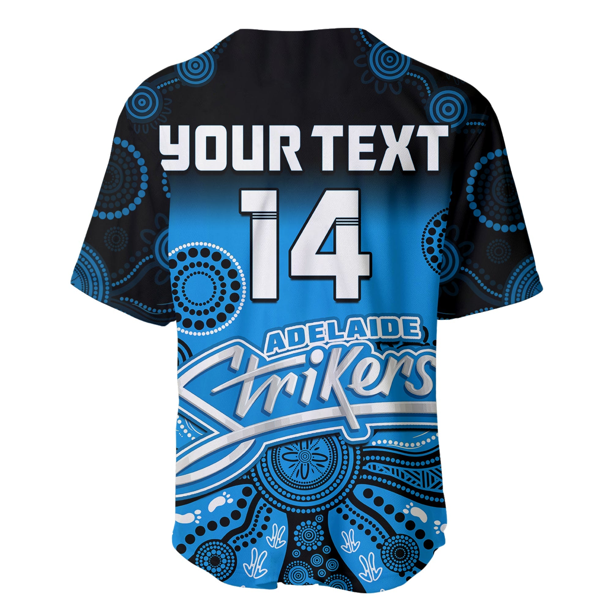 custom-text-and-number-adelaide-strikers-baseball-jersey-gradient-aboriginal-dot-painting