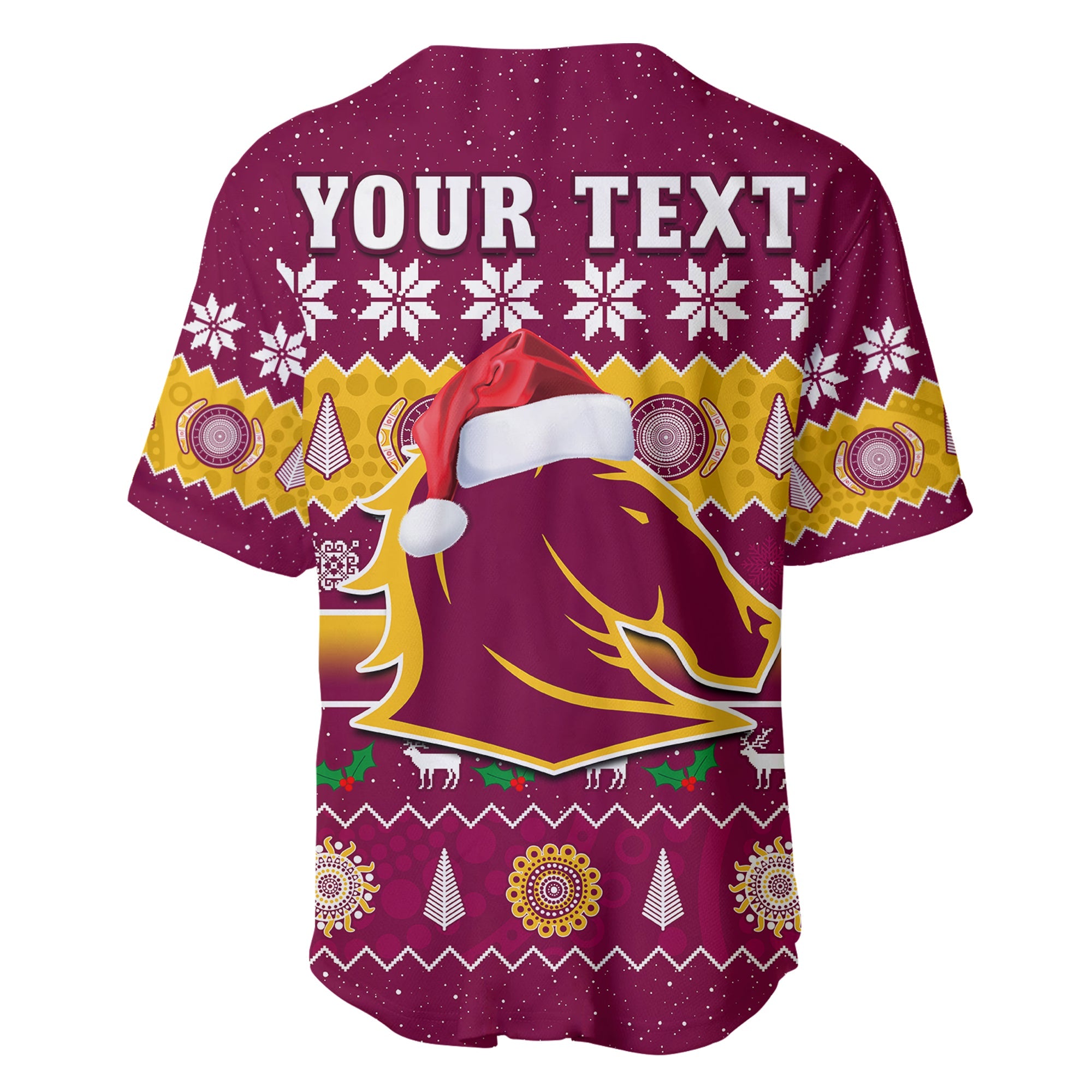 custom-personalised-broncos-christmas-baseball-jersey-brisbane-aboriginal-art-merry-xmas