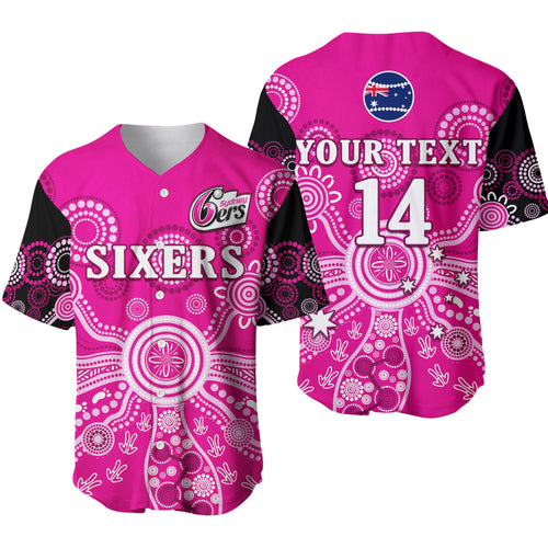 custom-text-and-number-sydney-sixers-baseball-jersey-cricket-indigenous-australian-art-ver01
