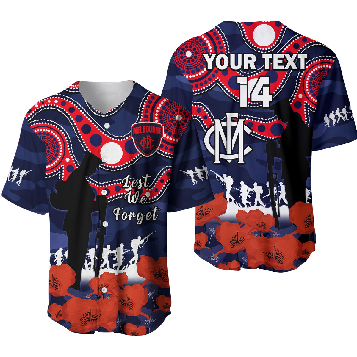 custom-text-and-number-melbourne-football-anzac-2023-baseball-jersey-demons-aboriginal-mix-poppy-camouflage-ver01