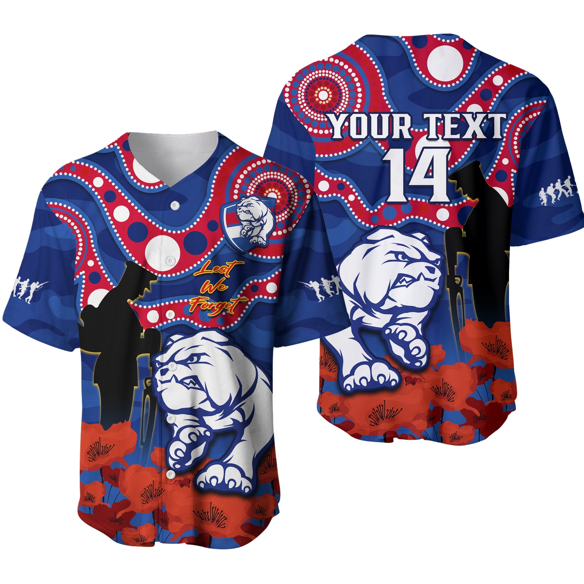 custom-text-and-number-western-bulldogs-football-anzac-2023-baseball-jersey-doggies-aboriginal-mix-poppy-camouflage-ver01