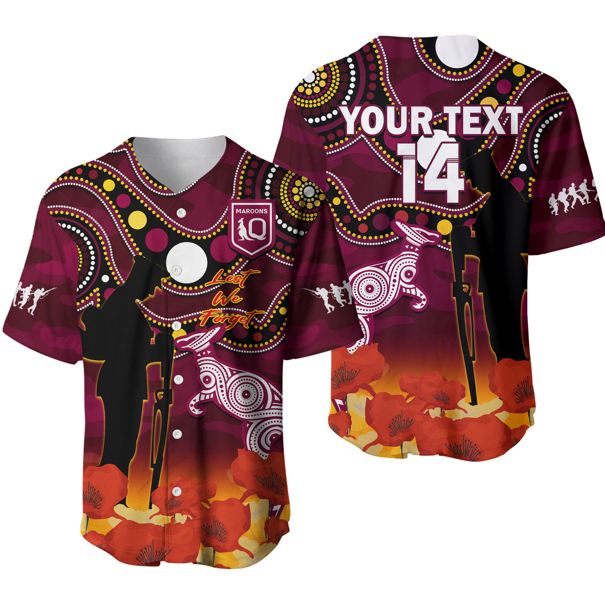 custom-text-and-number-maroons-rugby-anzac-2023-baseball-jersey-qld-aboriginal-mix-poppy-camouflage-ver01