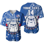custom-text-and-number-bulldogs-football-baseball-jersey-scraggers-1877-aboriginal-dot-painting-newest-version