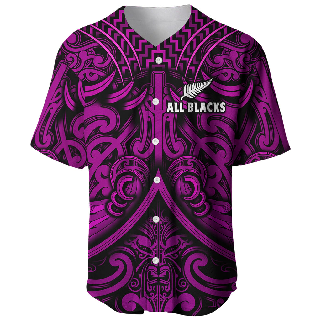 custom-text-and-number-new-zealand-silver-fern-rugby-baseball-jersey-all-black-purple-nz-maori-pattern