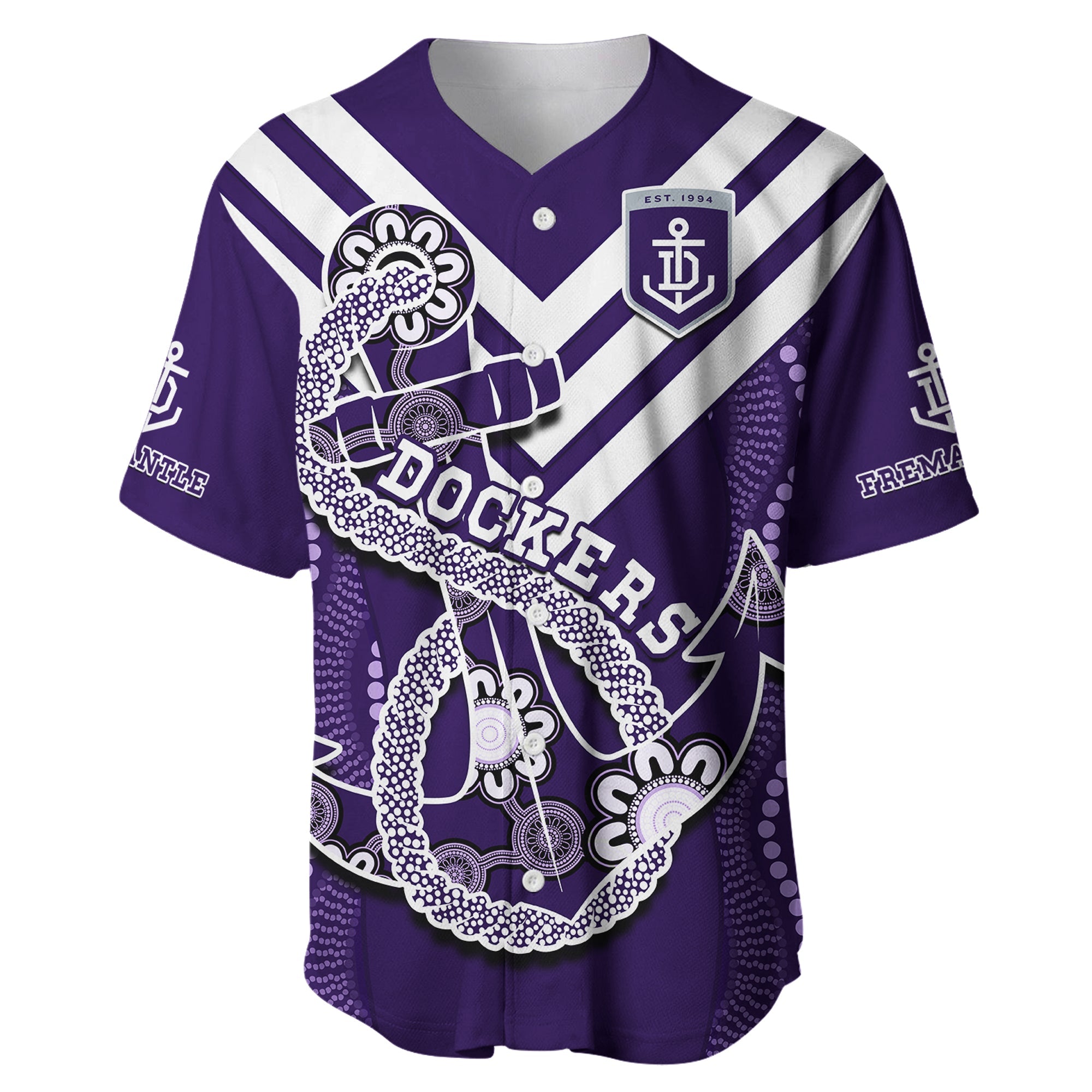 custom-text-and-number-dockers-football-baseball-jersey-fremantle-anchor-mix-aboriginal-pattern-dynamic-style