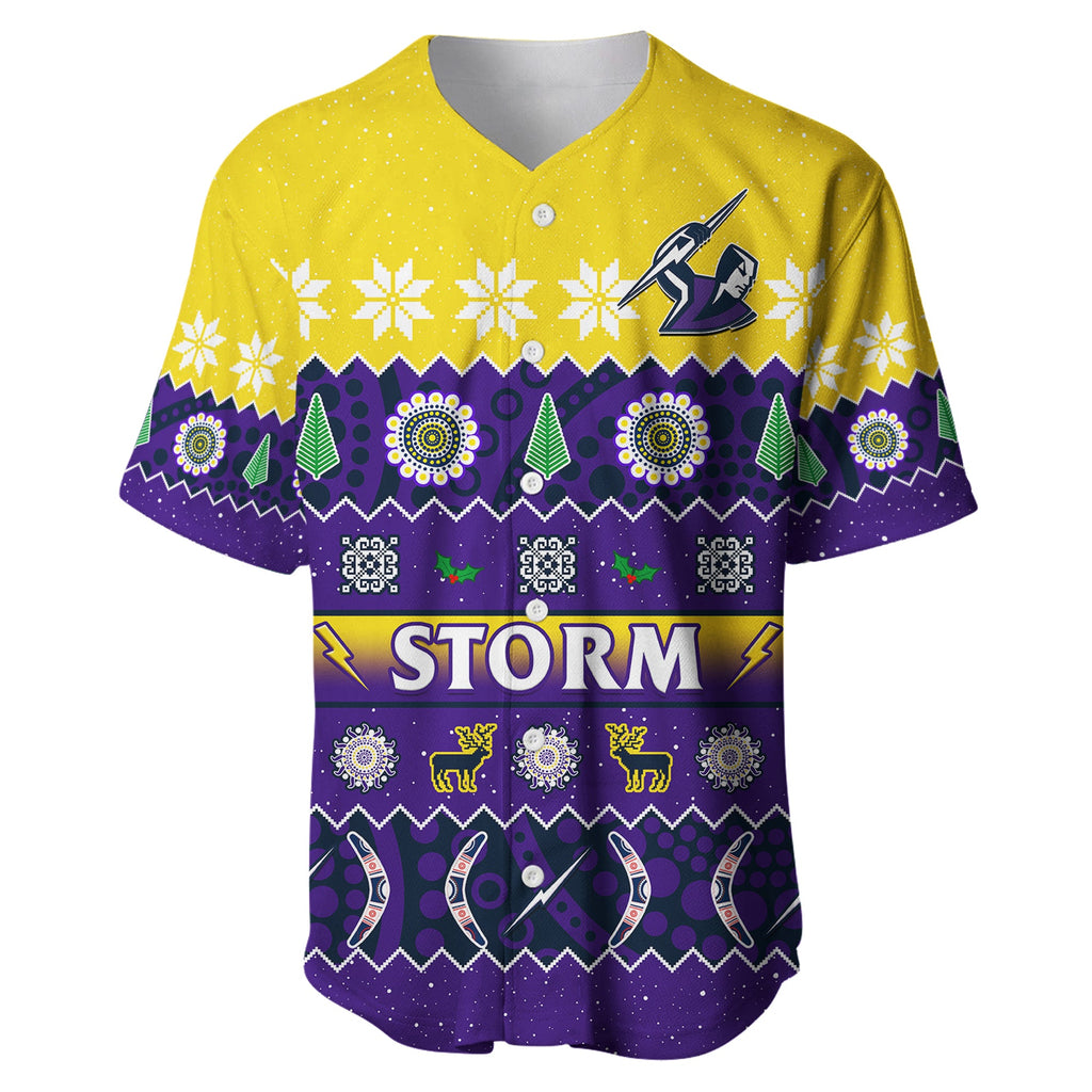 custom-personalised-melbourne-storm-christmas-baseball-jersey-aboriginal-art-merry-xmas