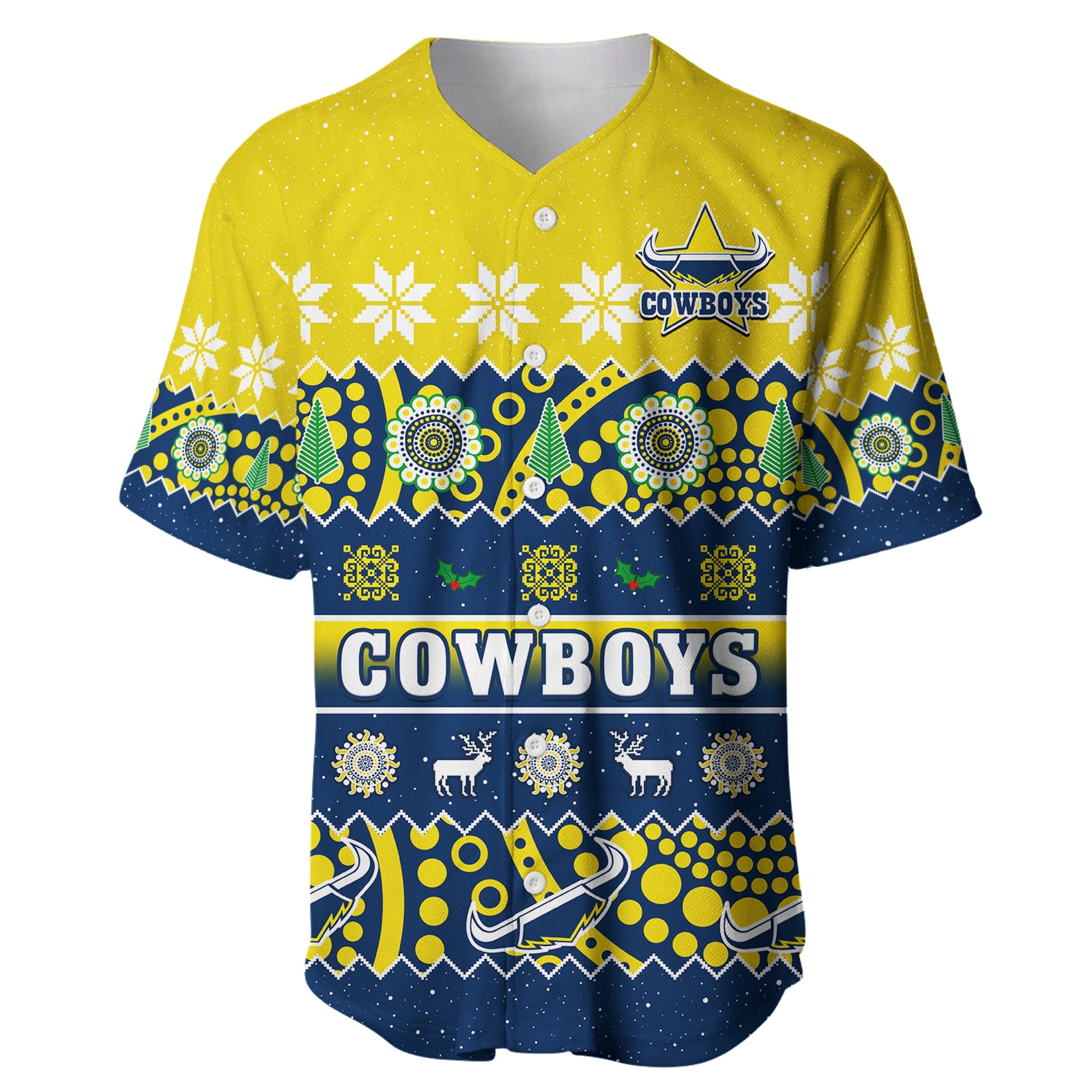 custom-personalised-cowboys-christmas-baseball-jersey-aboriginal-art-merry-xmas