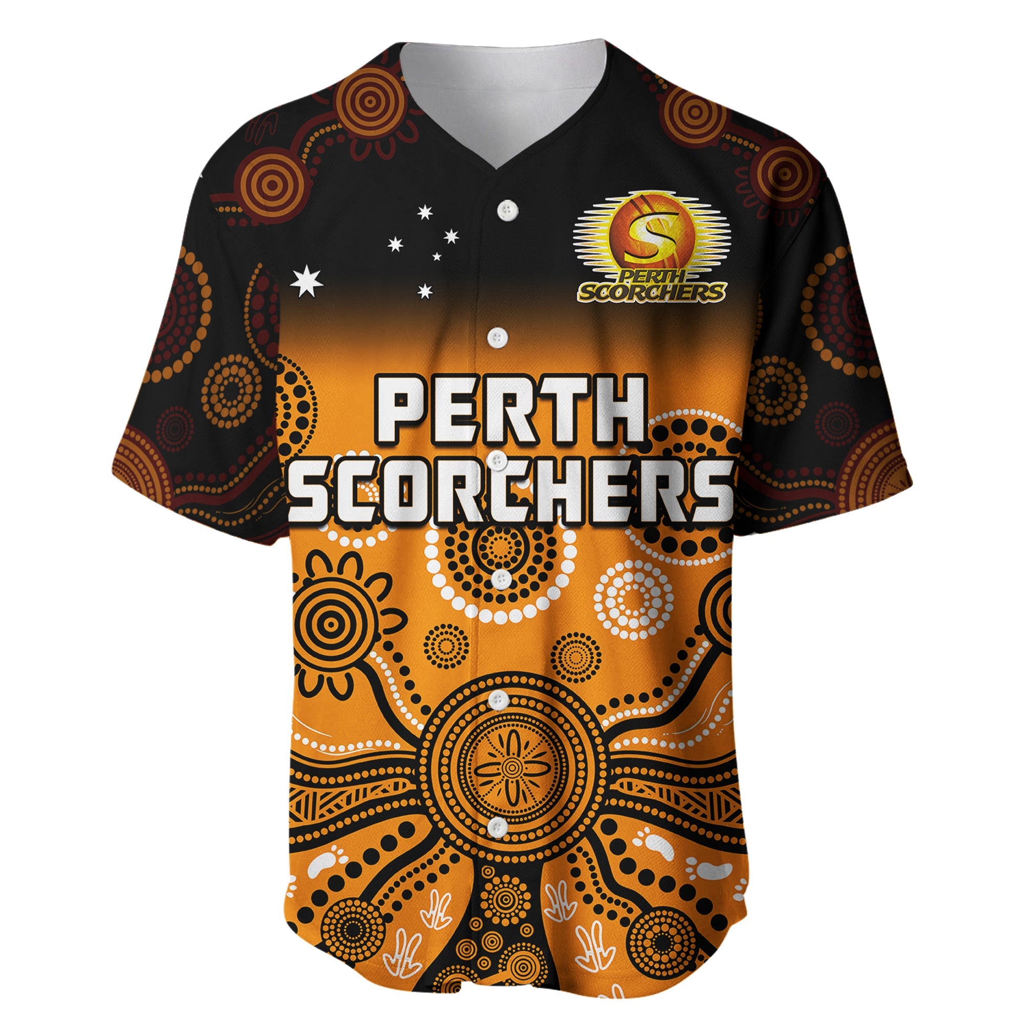 perth-scorchers-baseball-jersey-gradient-aboriginal-dot-painting