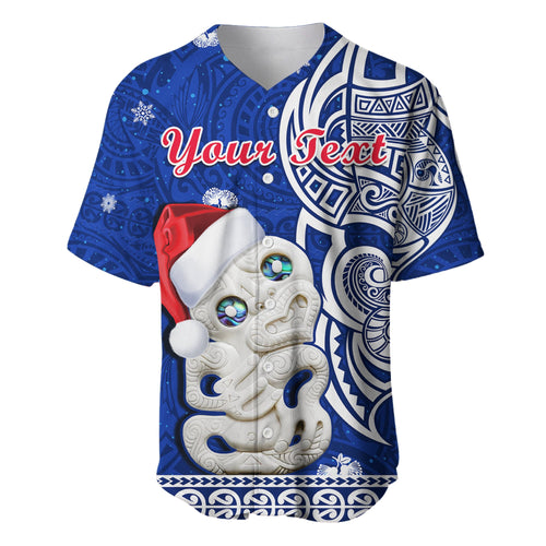 custom-personalised-new-zealand-christmas-baseball-jersey-hei-tiki-blue-pohutukawa-meri-kirihimete