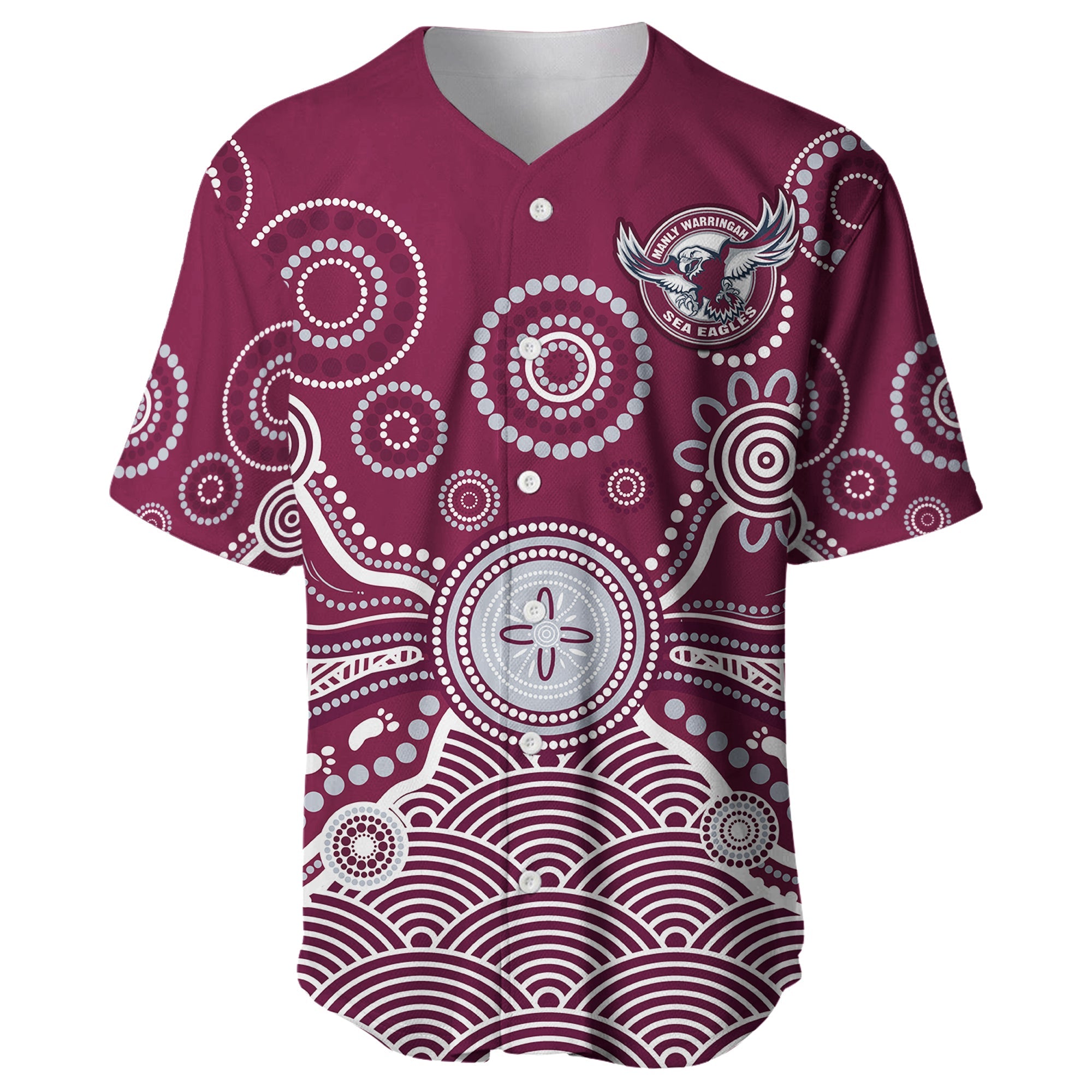 sea-eagles-baseball-jersey-manly-warringah-1946-indigenous-painting