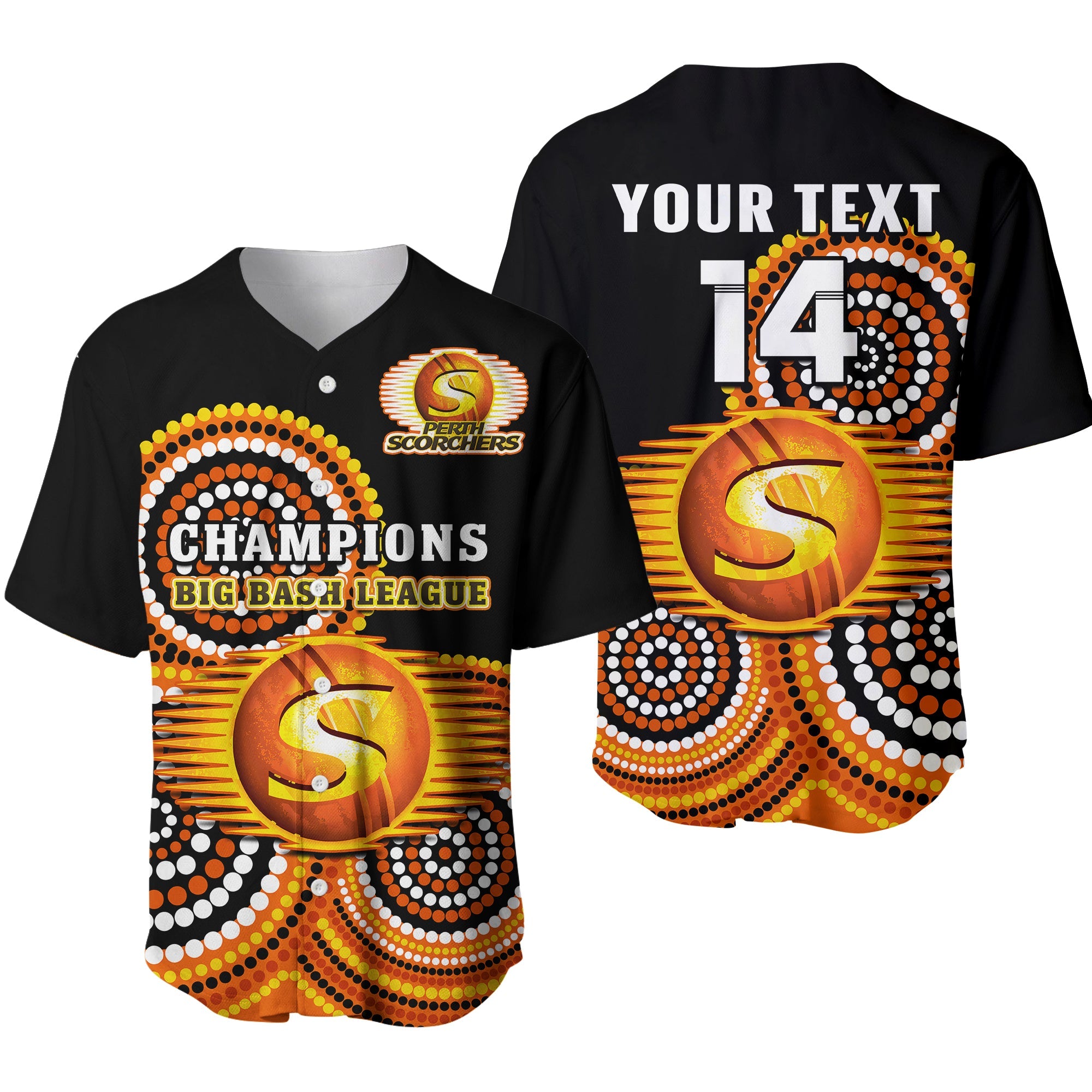 custom-text-and-number-perth-scorchers-cricket-baseball-jersey-champions-bbl12-proud-indigenous-art-ver01