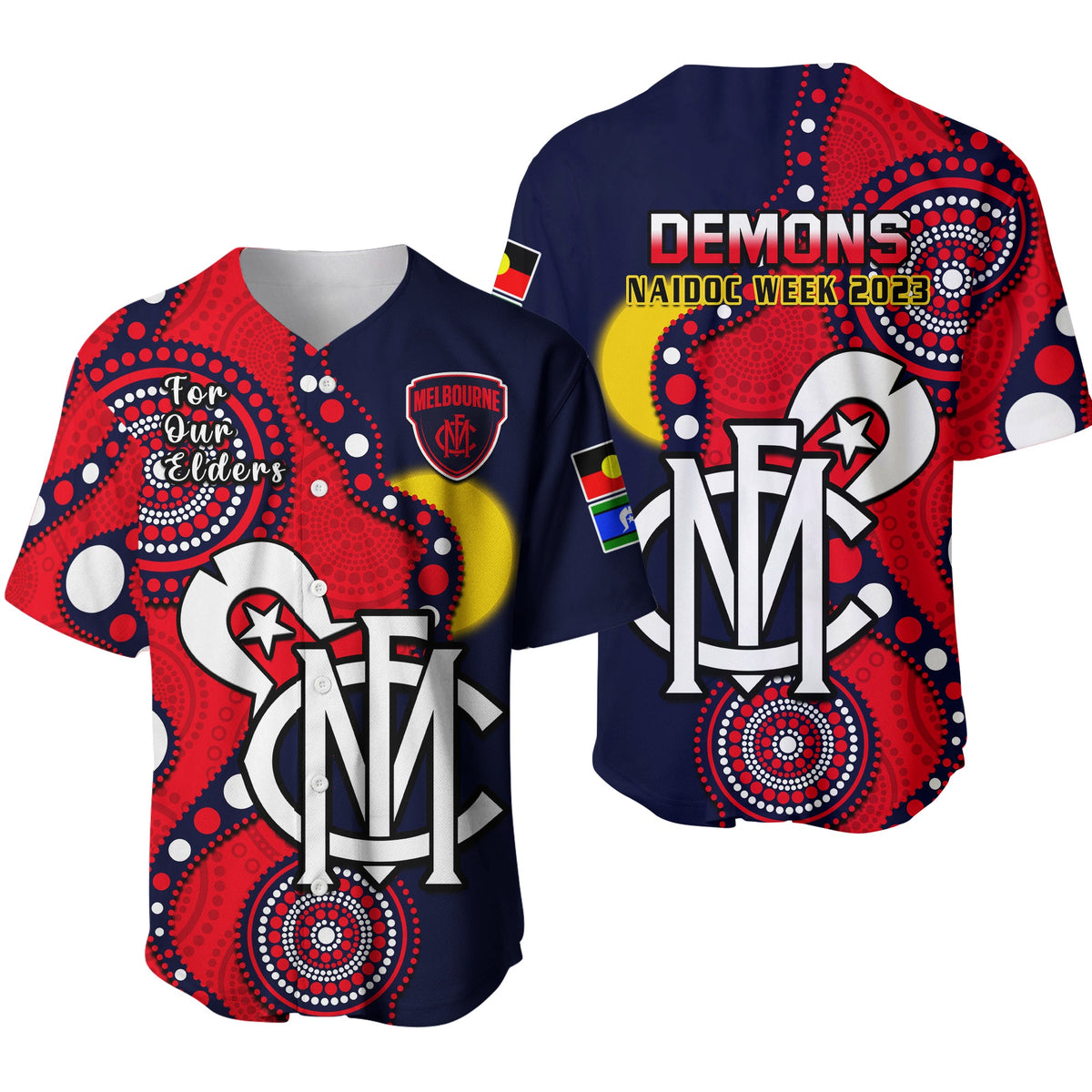 melbourne-football-naidoc-2023-baseball-jersey-demons-for-our-elders-indigenous-ver01