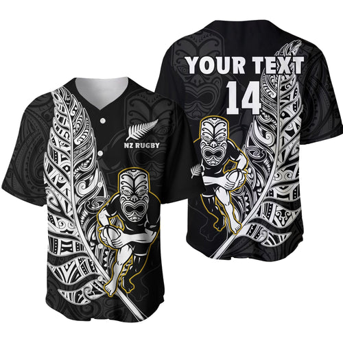 custom-text-and-number-new-zealand-silver-fern-rugby-baseball-jersey-all-black-maori-version-black