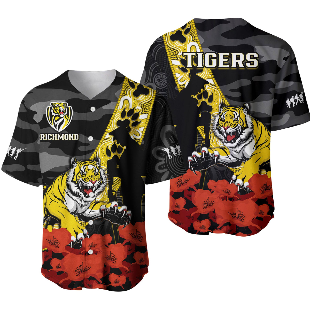 richmond-football-anzac-2023-baseball-jersey-tigers-aboriginal-mix-poppy-camouflage-ver01