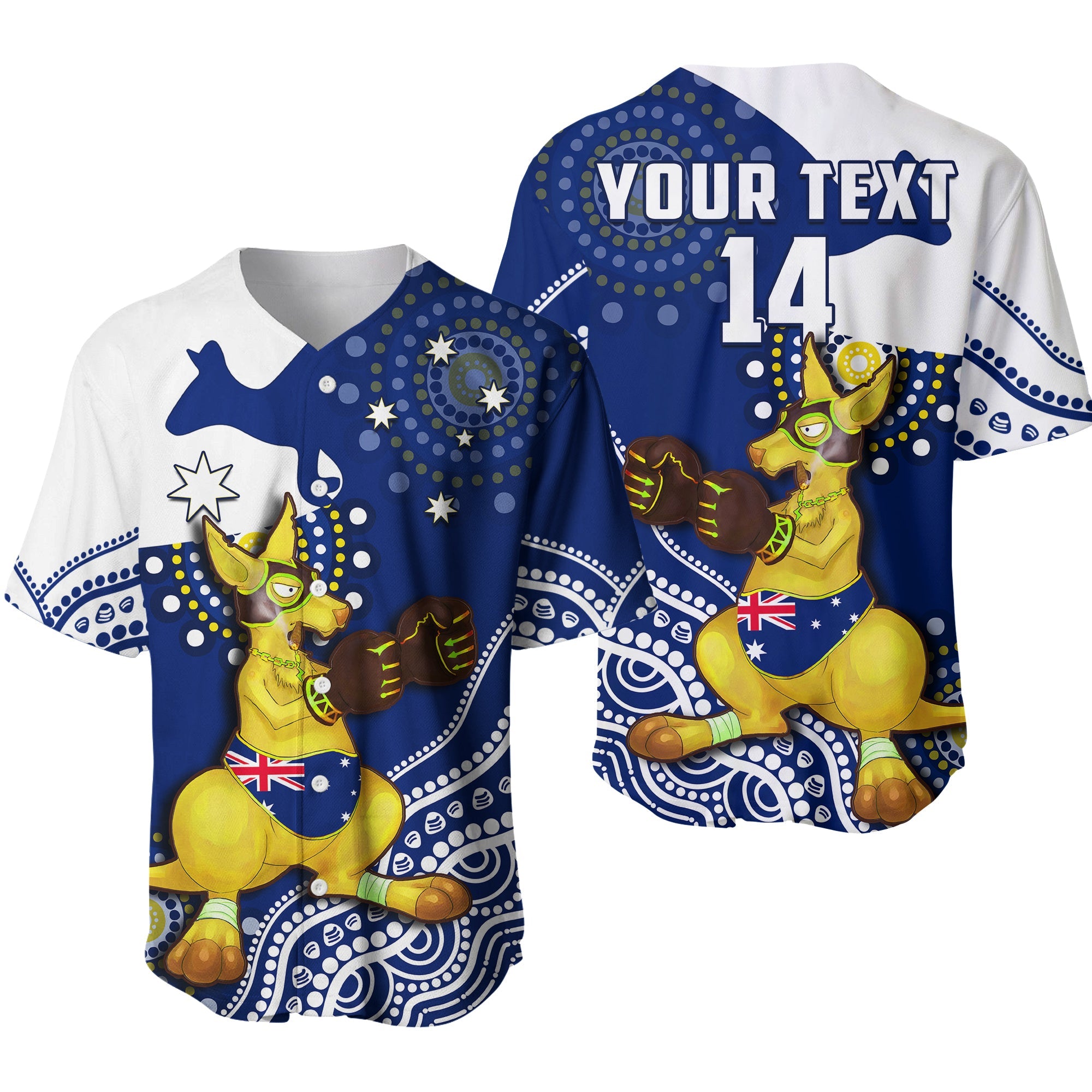 custom-text-and-number-australia-baseball-jersey-boxing-kangaroo-indigenous-flag-color-art
