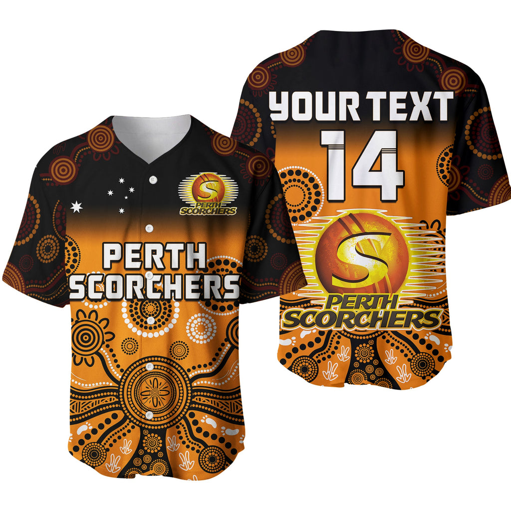 custom-text-and-number-perth-scorchers-baseball-jersey-gradient-aboriginal-dot-painting