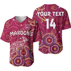 custom-text-and-number-maroons-rugby-baseball-jersey-kangaroo-indigenous-pattern-unique-version