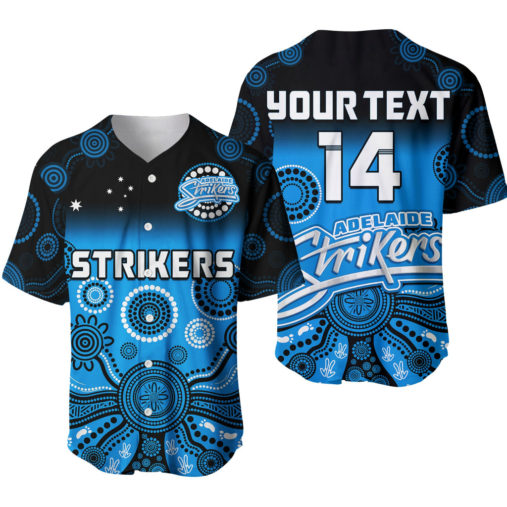 custom-text-and-number-adelaide-strikers-baseball-jersey-gradient-aboriginal-dot-painting