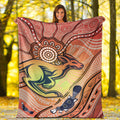 kangaroos-indigenous-premium-blanket-beautiful-life