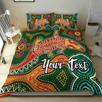 custom-personalised-aboriginal-art-crocodile-bedding-set-you-are-number-one
