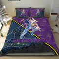 Personalized Melbourne Storm Edition Bedding Set- NRL Metal LT10