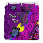 custom-personalised-australia-lizard-and-turtle-bedding-set-aboriginal-art-beautiful-life