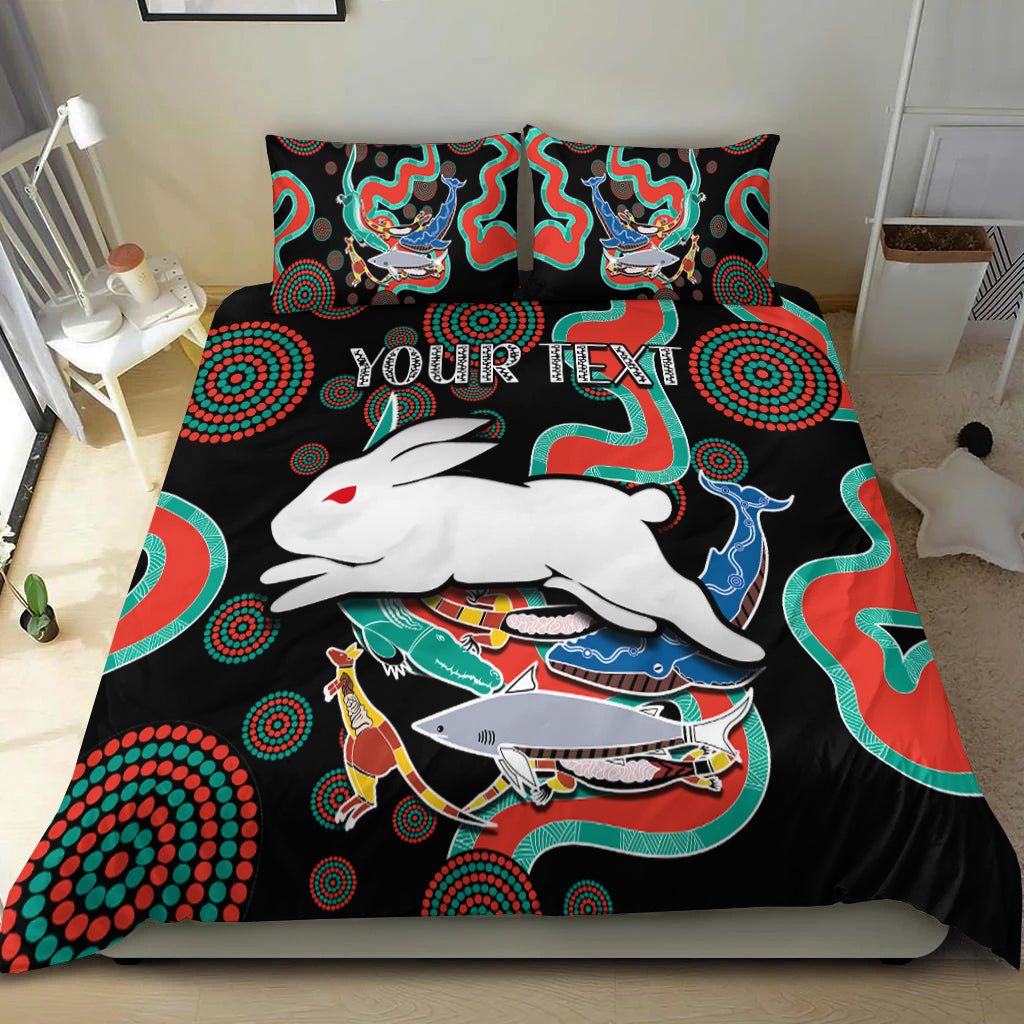 custom-personalised-rabbitohs-bedding-set-go-the-bunnies-aboriginal