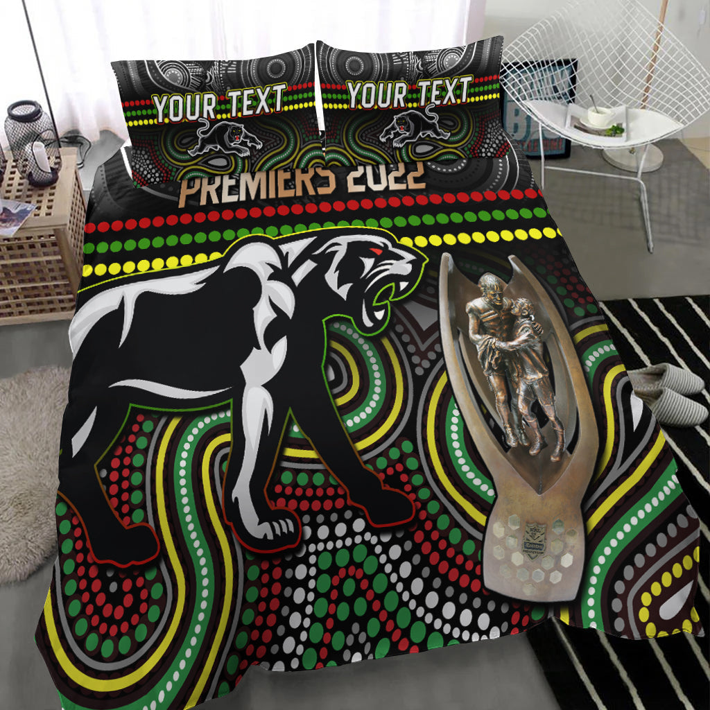 custom-personalised-panthers-rugby-bedding-set-premiers-2022-back-to-back-champions