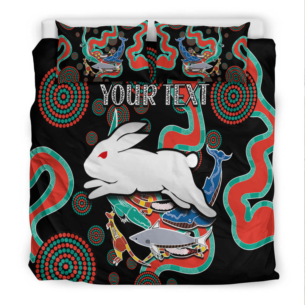 custom-personalised-rabbitohs-bedding-set-go-the-bunnies-aboriginal