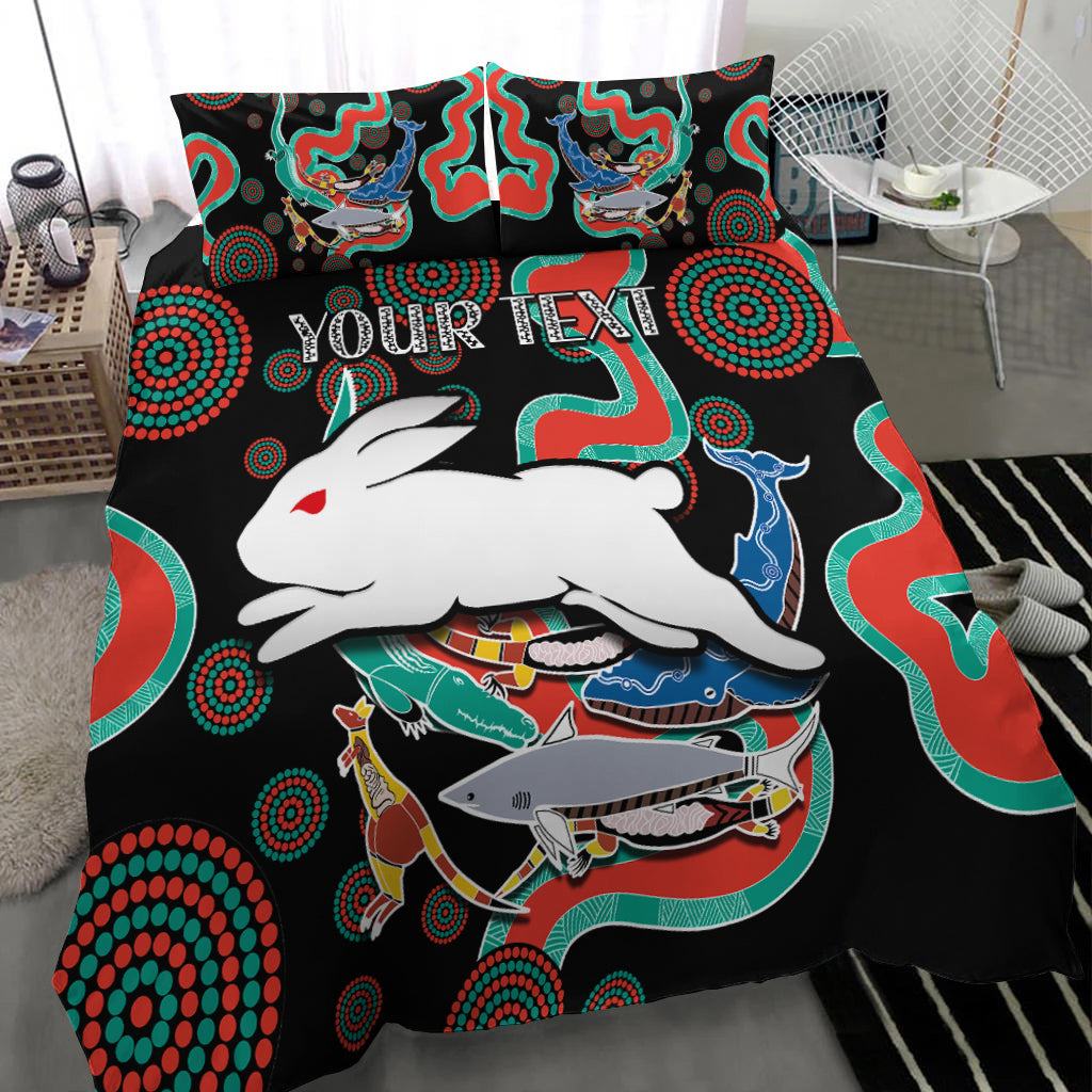 custom-personalised-rabbitohs-bedding-set-go-the-bunnies-aboriginal