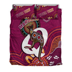 custom-personalised-maroons-rugby-bedding-set-queensland-kangaroo-aboriginal-dot-paintings