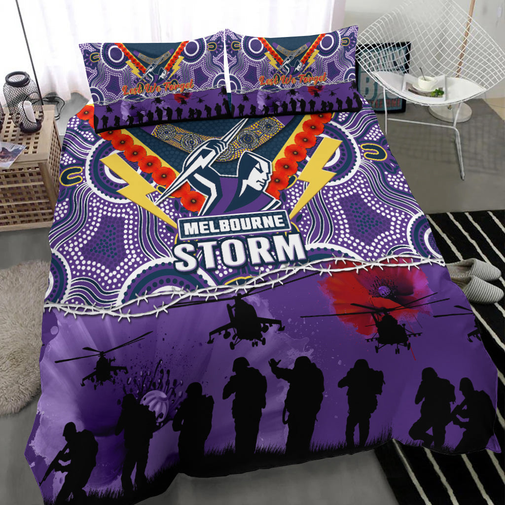 melbourne-storm-rugby-anzac-bedding-set-indigenous-poppy-australian-army
