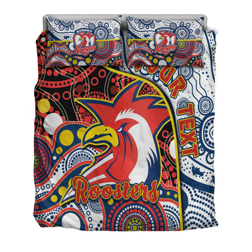 custom-personalised-roosters-rugby-bedding-set-easts-1908-aboriginal-artsy-premiers