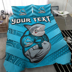 custom-personalised-sharks-rugby-bedding-set-go-sharkies-aboriginal-sporty-version