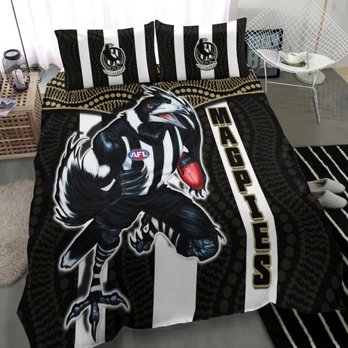 magpies-football-bedding-set-collingwood-1892-indigenous-sporty-style