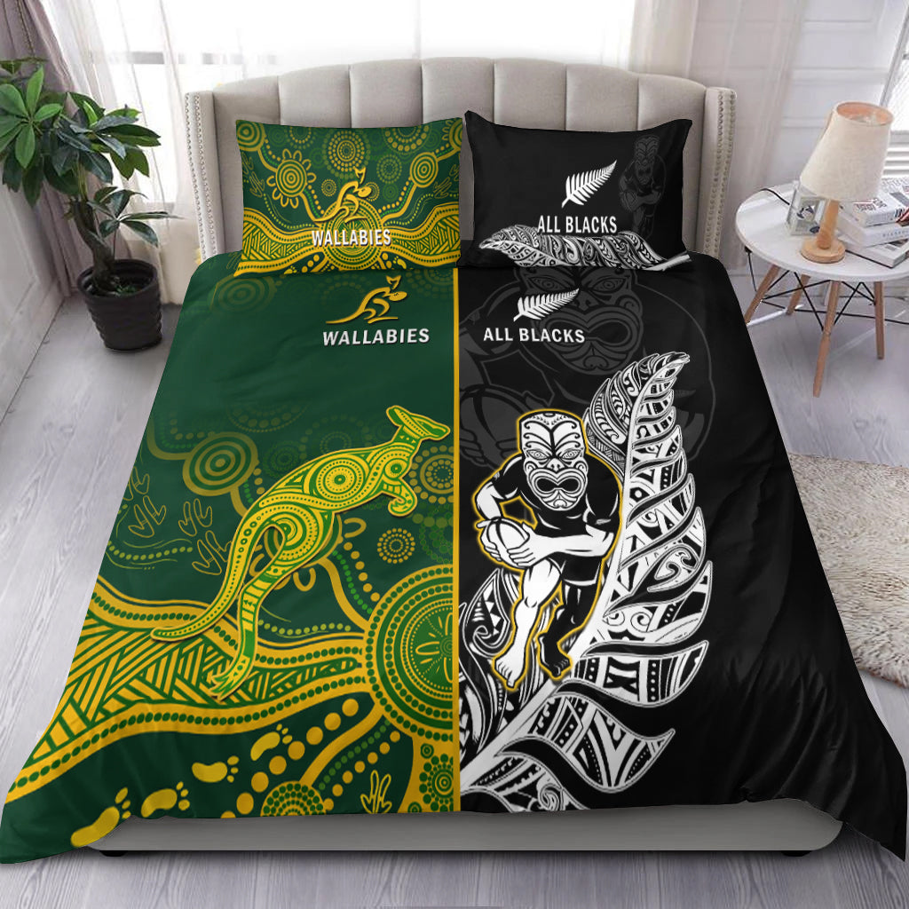 australia-rugby-mix-aotearoa-rugby-bedding-set-wallabies-all-black-special-version
