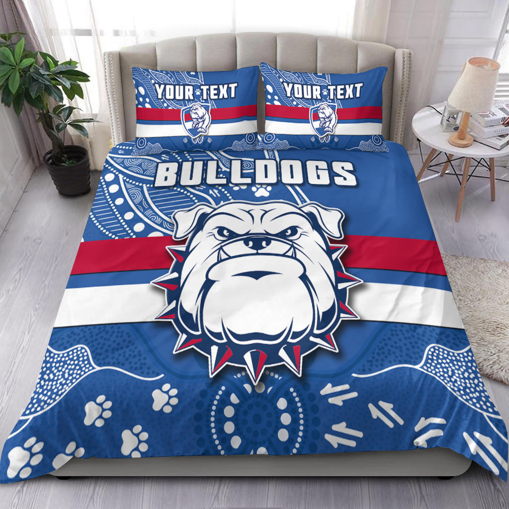 custom-personalised-bulldogs-football-bedding-set-scraggers-1877-aboriginal-dot-painting-newest-version