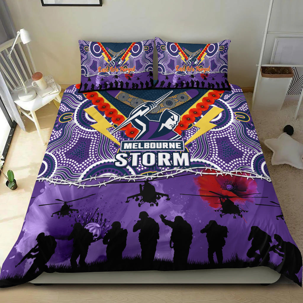 melbourne-storm-rugby-anzac-bedding-set-indigenous-poppy-australian-army