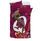 maroons-rugby-bedding-set-queensland-kangaroo-aboriginal-dot-paintings