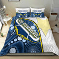 custom-personalised-cowboys-rugby-bedding-set-indigenous-pattern-2022-premiers-sporty-style