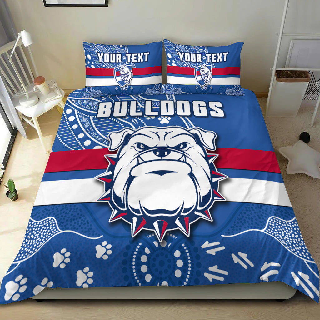 custom-personalised-bulldogs-football-bedding-set-scraggers-1877-aboriginal-dot-painting-newest-version