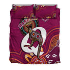 maroons-rugby-bedding-set-queensland-kangaroo-aboriginal-dot-paintings
