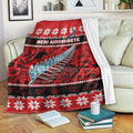 new-zealand-christmas-premium-blanket-paua-shell-silver-fern-meri-kirihimete