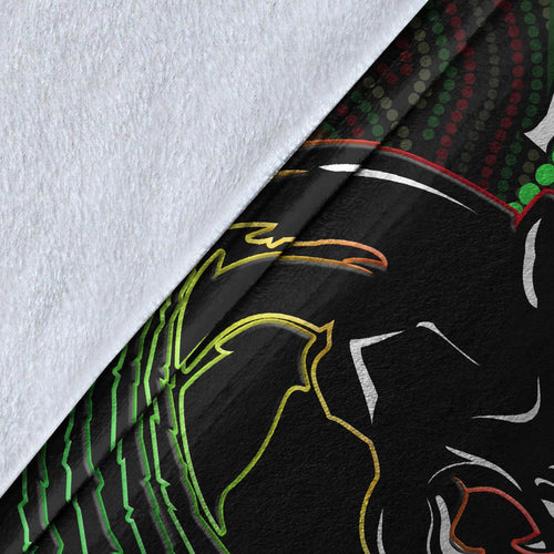 custom-personalised-panthers-rugby-permium-blanket-the-riff-2022-premiers-aboriginal-art