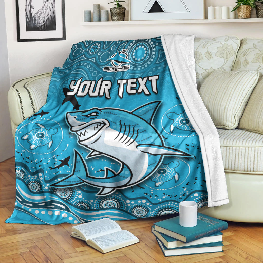 custom-personalised-sharks-rugby-premium-blanket-go-sharkies-aboriginal-special-version